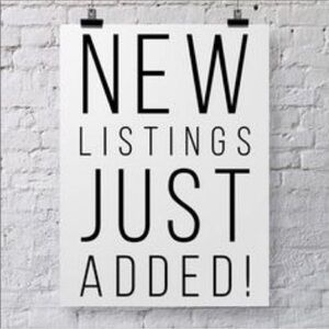 New listings adding all day! Hope to see yas tonight between 10 & 11